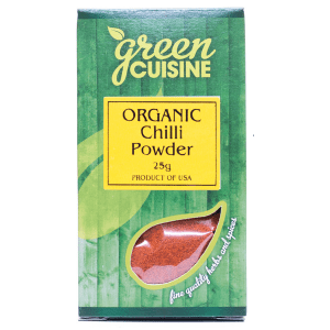 Green Cuisine Organic Chilli Ground 25g