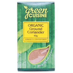 Green Cuisine Organic Coriander Ground 40g