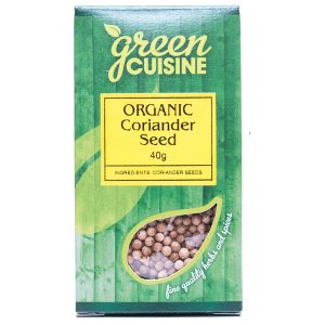 Green Cuisine Organic Coriander Seed 40g