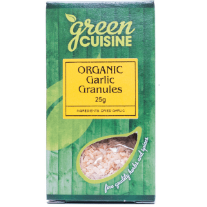 Green Cuisine Organic Garlic Granules 25g