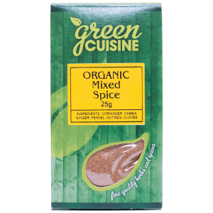 Green Cuisine Organic Mixed Spice 25g